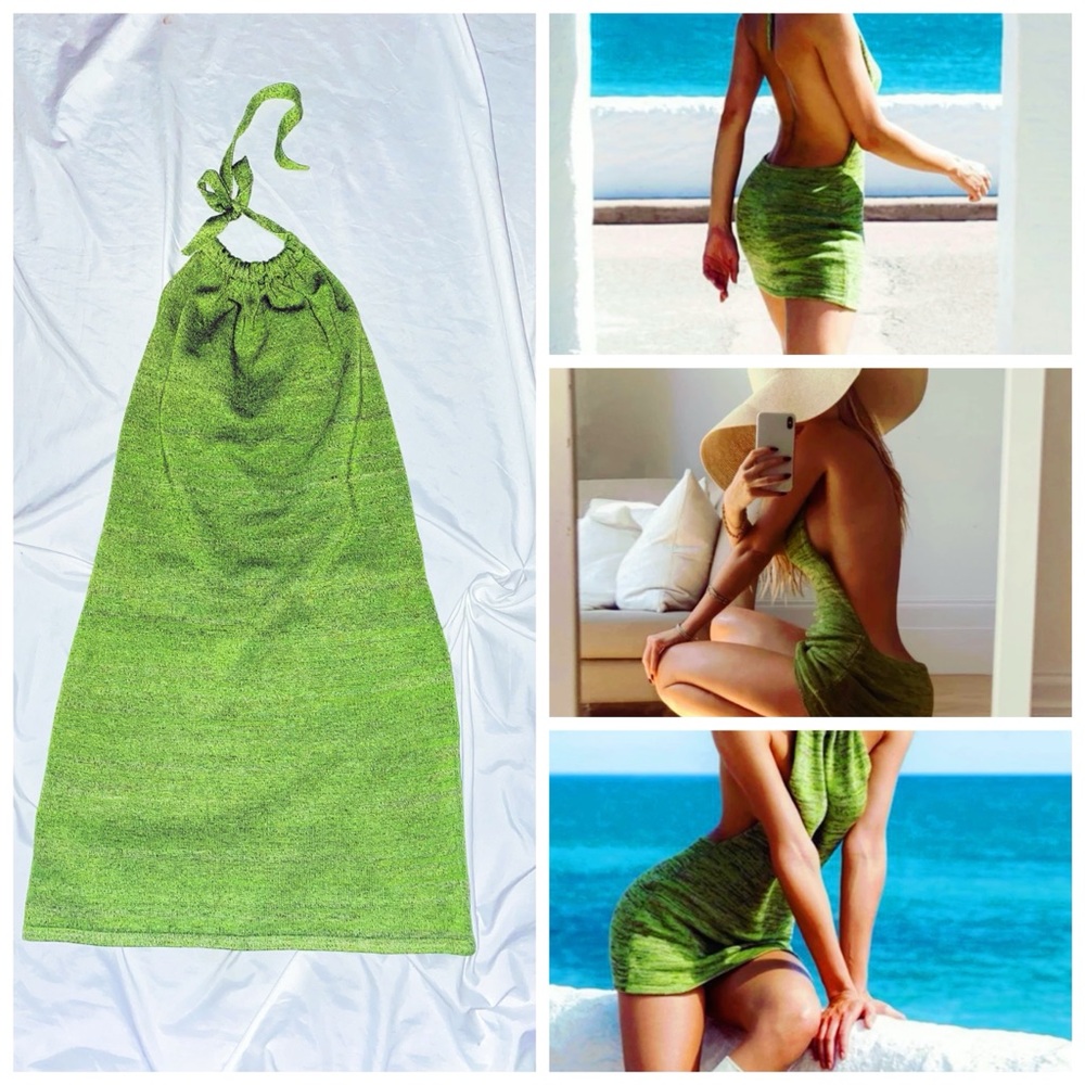 Green Backless Dress💚